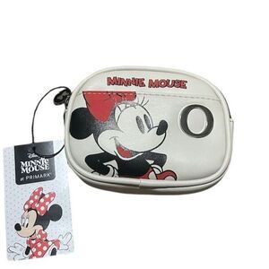 Disney Minnie Mouse Coin Wallet Black Primark Women's Accessory initial O